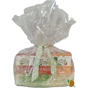 Čaj Ahmad Tea Dárkový balíček Fit & Beauty – ručně balený set funkčních čajů