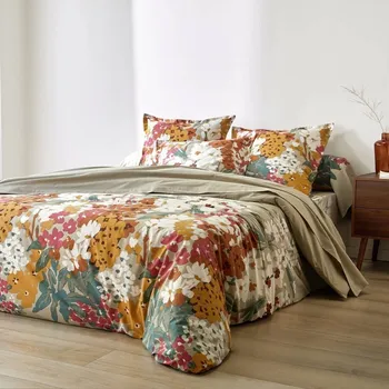 Povlečení Blancheporte Bavlněné povlečení Capucine zn. Colombine s potiskem Velikost: klasická plachta 180x290 cm