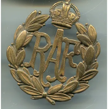 VELKÁ BRITÁNIE. Čepicový odznak Royal Air Force (RAF). 2. svět. válka.