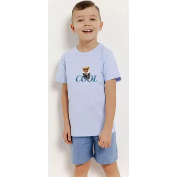 Pánské pyžamo Pyžamo Taro Lucas 3410 kr/r 92-116 W25 modrá 104