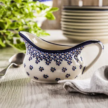 Omáčník Omáčková miska Bolesławiec Keramika 450 ml - dek. 882A (druhý druh)