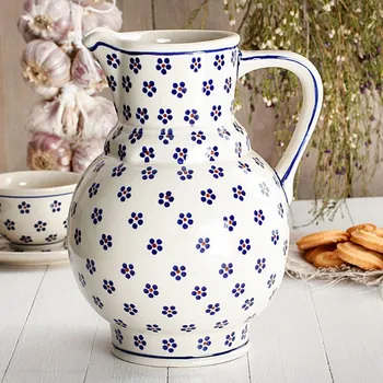 Keramický džbán na vodu Bolesławiec 1,8 l - dek. 225