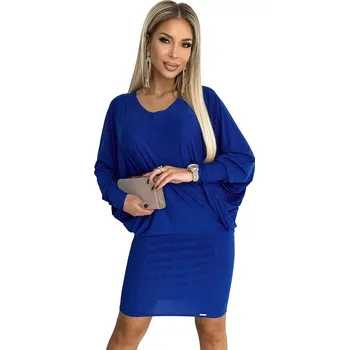 Dámské oblečení Dámské šaty 402-6 - NUMOCO královská modrá S/M