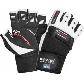 Fitness rukavice Tréninkové rukavice Power-System vel. XXL bílé