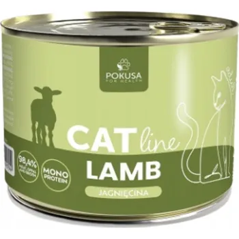 Krmivo pro kočku Pokusa krmivo mokré krmivo pro dospělé kočky CatLine jehněčí 200g