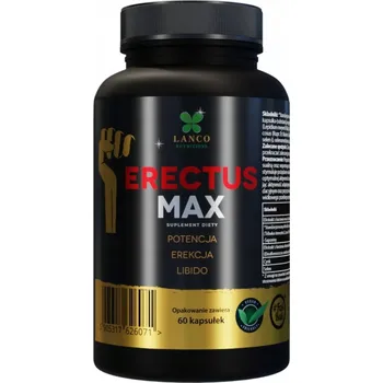 Doplněk stravy Lanco Nutritions Erectus Max 60 kapslí maca pro muže