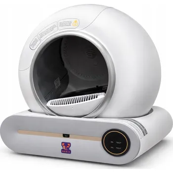 Toaleta pro kočku 65L AUTOMATICKÁ SALÁTNÍ TOALETNÍ TOALETA PRO VÍCE KOČEK, OVLÁDANÁ APLIKACÍ