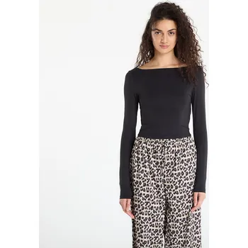 Pánské tričko Tričko Urban Classics Ladies Slim Fit Longsleeve Black L