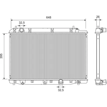 Chladič motoru Chladič, chlazení motoru VALEO 701389