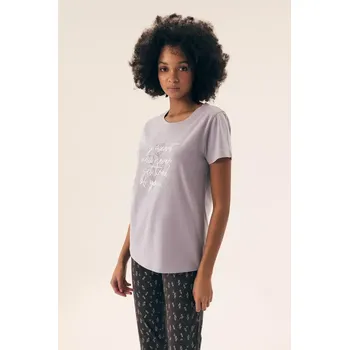 Pánské pyžamo DÁMSKÉ PYŽAMO NATURALEZA 42658 SS25 LAVENDER S