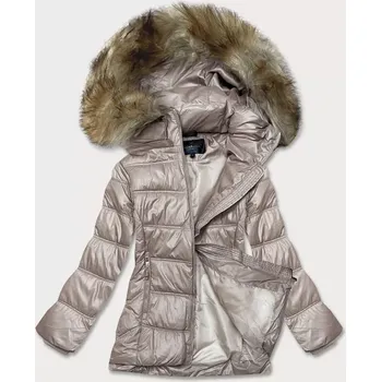 Dámská bunda Dámská prošívaná bunda ve velbloudí barvě pro přechodné období (H-205-1) odstíny béžové 50