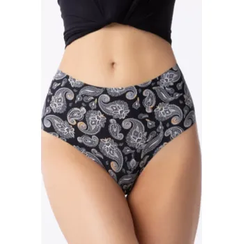 Dámské oblečení PAISLEY PODPRSENKA MAXI KALHOTKY černá 2XL