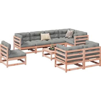 Zahradní lavice zahrada-XL 9dílná zahradní sedací souprava masivní dřevo douglasky 3299510