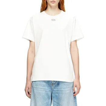 Dámské tričko TRIČKO DIESEL T-NORMY-OD-S1 T-SHIRT OFF WHITE