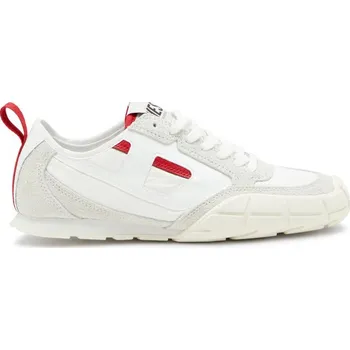 Dámská obuv TENISKY DIESEL PAGODHA S-PAGODHA LOW W SNEAKERS BRIGHT WHITE/RACING RED