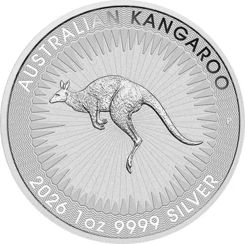 The Perth Mint Stříbrná investiční mince Kangaroo 2026 31,1 g