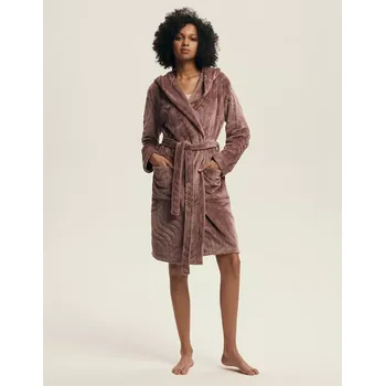 Dámský župan Henderson Dámský župan 43602 Devyn S-2XL mahagon S