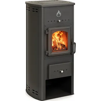 Krbová kamna KAMNA KOZA KRB NA DŘEVO TOMEK LUX 7kW VELMI PEVNÝ