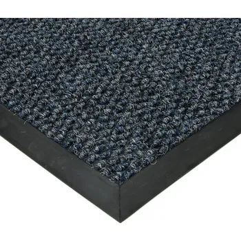 Rohožka Modrá textilní zátěžová vstupní rohož FLOMA Fiona - délka 60 cm, šířka 90 cm, výška 1,1 cm - 77225704