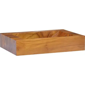 Umyvadlo vidaXL Umyvadlo masivní teak 50 x 35 x 10 cm [326163]