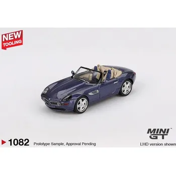 autíčko BMW Z8 ALPINA ALPINA BLUE 2003 -1:64 - Mini GT - blistr