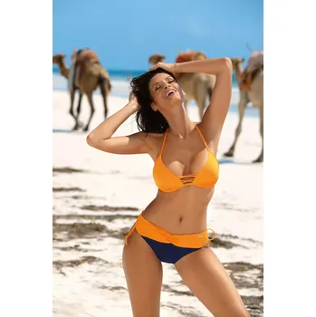 Dámské plavky Plavky Athena Dark Navy-Calendula M-552 (11) - Marko S