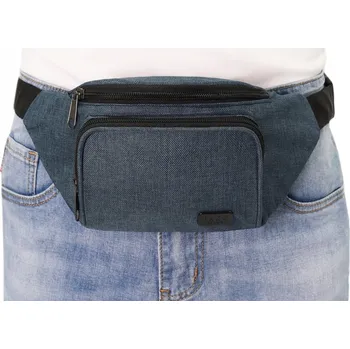 Ledvinka Ledvinka Pako Jeans tmavě modrá sportovní s 2 kapsami na zip