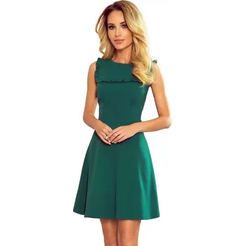 Oblečení a móda Dámské šaty 615-1 BLANKA - NUMOCO Zelená XL