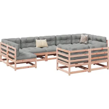 Zahradní lavice zahrada-XL 9dílná zahradní sedací souprava masivní dřevo douglasky 3299627