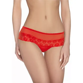 Dámské spodní prádlo Dámské kalhotky stringošortky Ewana N 19 Červená S