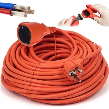 Napájecí kabel Prodlužovací Kabel zahradní 30 m 1 zásuvka s uzemněním 2,5 mm2
