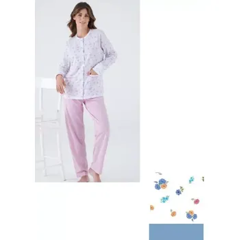 Dámské pyžamo Karelpiu KC8032 Sv. růžová 3XL