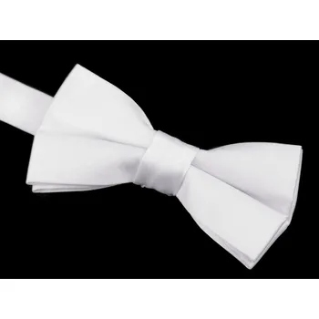 Motýlek Dětský saténový motýlek, malé, 4 bílá