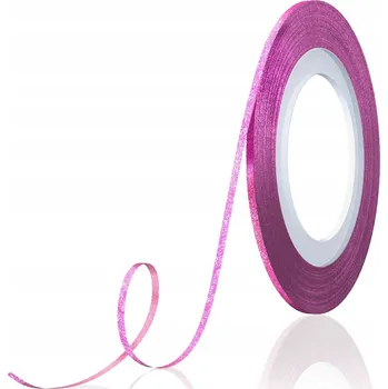 Páska na zdobení nehtů samolepka L7 růžová