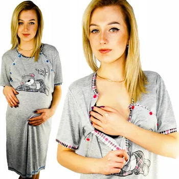 Dámská noční košile NOČNÍ pro těhotenství, po těhotenství, NA KOJENÍ