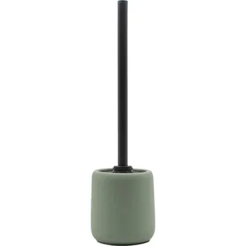 WC štětka WC ŠTĚTKA + KERAMICKÝ DRŽÁK NA ŠTĚTKU ZELENÝ DO KOUPELNY