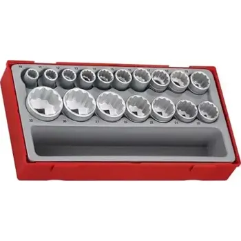 Gola sada LUNA Teng Tools 1/2" Gola sada hlavic, 12hran, 17 dílů LUNA 03570207