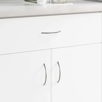 Nábytkové kování vidaXL Rukojeť 1385 pcs Stříbrná 107 x 3.6 x 23 mm Nerezová ocel [864691]