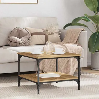 Konferenční stolek vidaXL Konferenční stolek Artisanový dub 55 x 55 x 40 cm [881900]