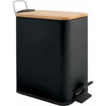 Odpadkový koš Odpadkový koš Spirella 5 l nerezová ocel černý