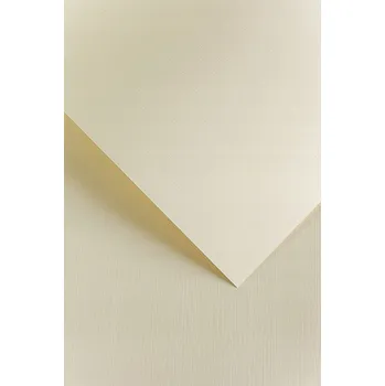 Barevný papír Ozdobný karton 240 g/m2 KRÉMOVÁ MŘÍŽKA 20 listů A4