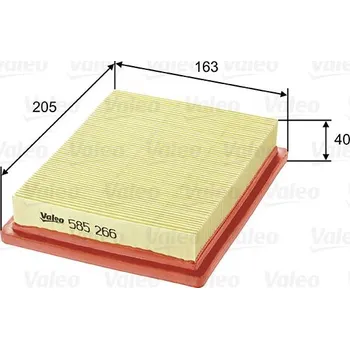 Vzduchový filtr Vzduchový filtr VALEO 585266