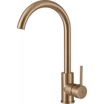 Vodovodní baterie Rubineta - Dřezová baterie AXE-33 Bronz OLBAAXE33BR