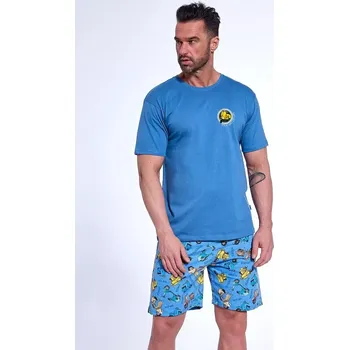 Pánské pyžamo Cornette 326/172 Modrá M