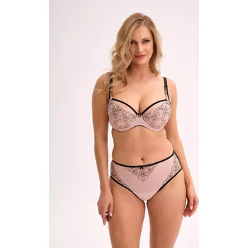 Dámské spodní prádlo Poloměkká podprsenka Gaia BS 1332 Xenia růžovo-černá 75F