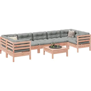 Zahradní lavice zahrada-XL 8dílná zahradní sedací souprava s poduškami masivní douglaska 3299340