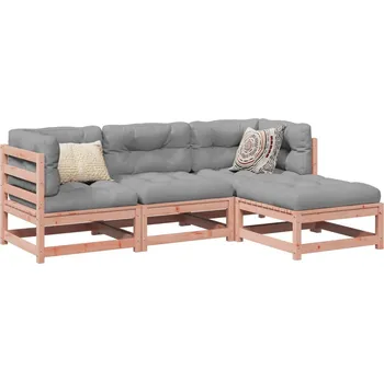 Zahradní lavice zahrada-XL 4dílná zahradní sedací souprava masivní dřevo douglasky 3299379