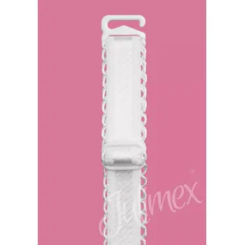 Těhotenská móda Ramínka, páska, kov 10 bílá 10mm