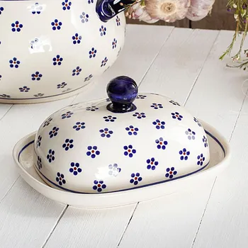 Máslenka Keramická máselnice BOLESŁAWIEC - dek. 168A