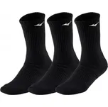 MIZUNO TRAINING 3P SOCKS BLACK 32GX2505Z09_M 38/40 ČERNÁ